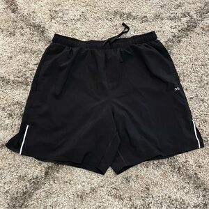 DSG Men's Athletic 2 in 1 Shorts with Liner Black - Medium